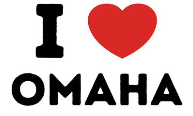 I Love Omaha USA - obrazy, fototapety, plakaty