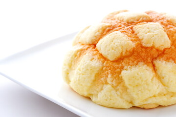 メロンの甘い香りが食欲をそそるメロンパン
