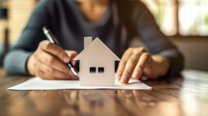 Signing a Mortgage Agreement for Residential Property