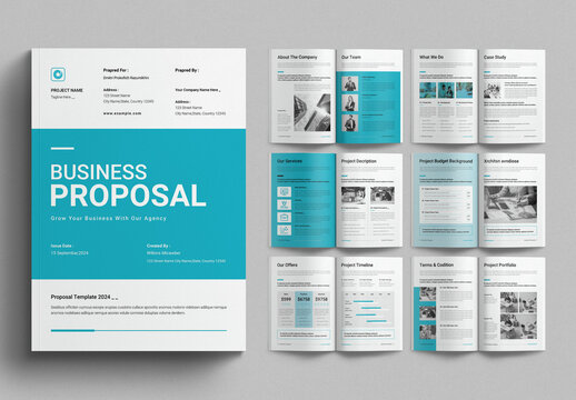 Business Proposal Template Design Layout