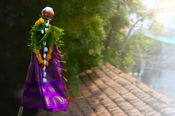 Gudi Padwa Marathi New Year, Indian Festival stock photo