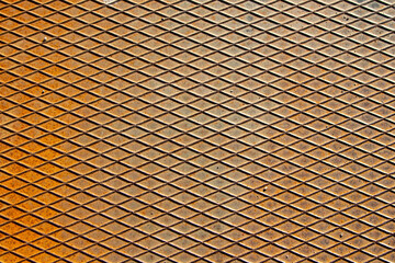 Rusty metal diamond plate texture. Abstract rusty metal plate and texture for design.