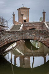 Comacchio is a city and state in the Adria in the province of Ferrara in the region of Emilia-Romagna in Italy