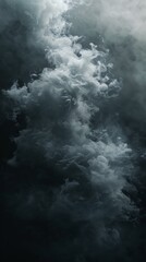 A close up of a cloud with some water in it, AI