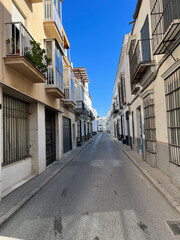 Street in the city Sanlucar de Barrameda