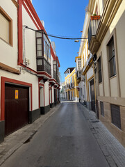 Street in the city Sanlucar de Barrameda