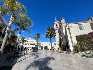 Church in the old town of Chipiona