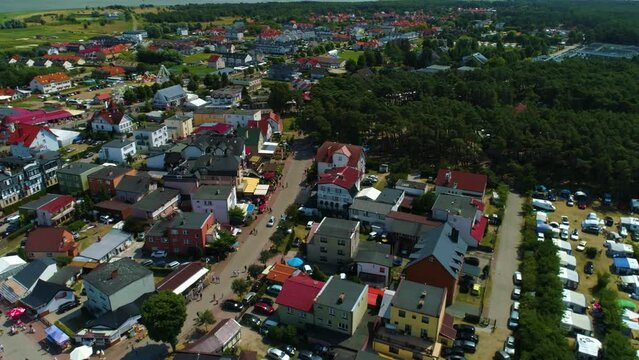 Beautiful Landscape Rowy Piekny Krajobraz Aerial View Poland