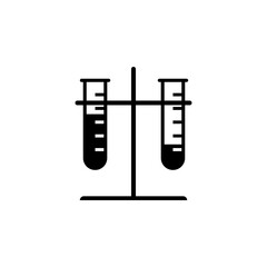 Chemical Reaction flat vector icon. Simple solid symbol isolated on white background