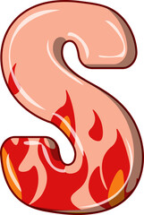 Obraz premium Fire Alphabet 