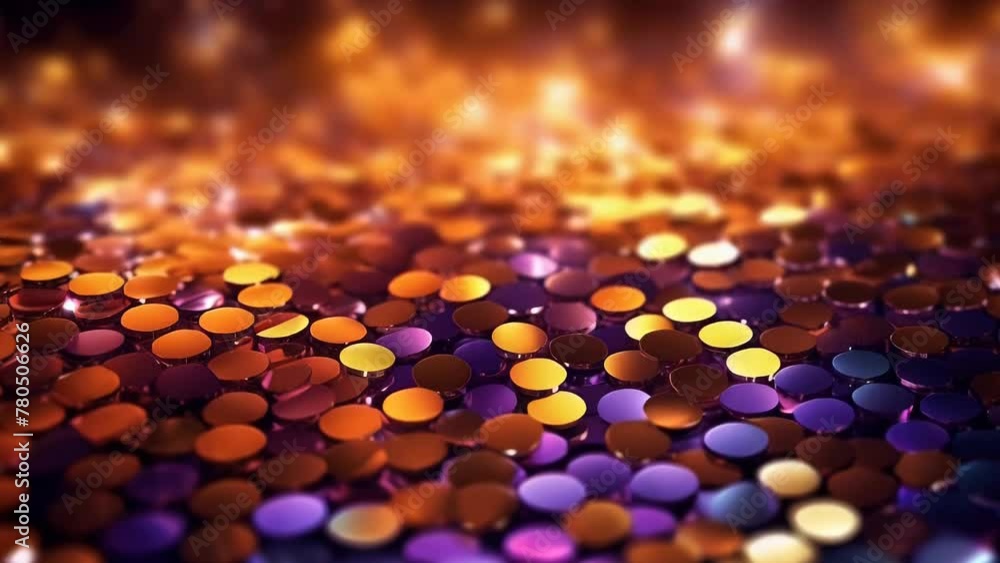 Poster a colorful background with many small circles of different colors