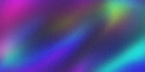Holographic Gradient Background With Grainy Texture