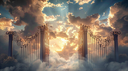 The gates of heaven that wait after death