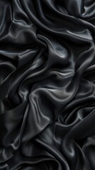 Fototapeta premium black fabric texture background, abstract