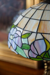 vintage lamp color pattern sconce lampshade handmade