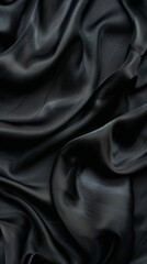 Fototapeta premium black fabric texture background, abstract