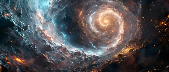 Cosmic Odyssey: Minimalist Melodies in the Spiral of Space. Concept Minimalist Music, Cosmic Journey, Space-inspired Sounds