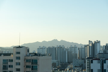 Naklejka premium 서울 풍경