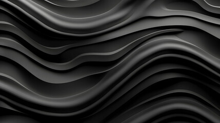 Digital black wavy curve abstract graphic poster web page PPT background