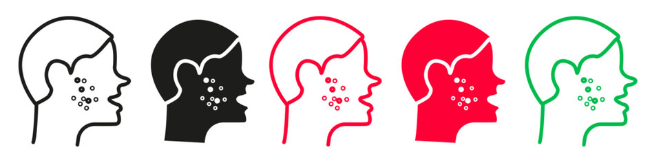 Skin Health Icon for Men's Acne and Pimple Treatment