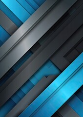 Generate a modern futuristic background with abstract shiny blue and gray arrow directions