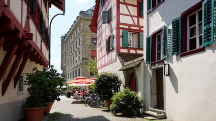 Buildings in the city of Lucerne, Switzerland