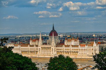 Fototapeta na wymiar The House of Parliament Budapest