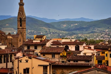 Zelfklevend Fotobehang Florence city overview © Diana