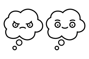 Angry And Happy Thoughts