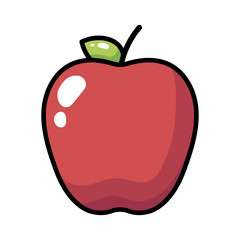 Apple Cartoon Style
