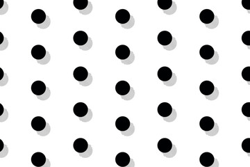 Black Dots And Lines Abstract Background