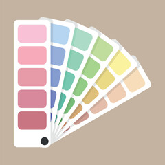 Colour Swatch Palette Fan
