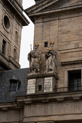 Gilded Statues of Kings at El Escorial Monastery