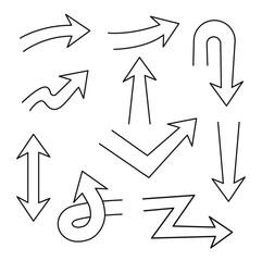 Double Line Arrows Set