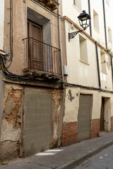 Antique Balcony on Distressed Urban Building
