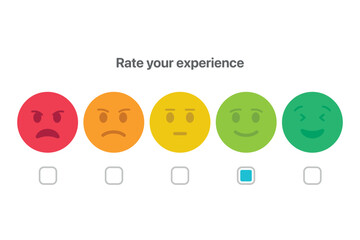 Emoji Feedback Rating Selection