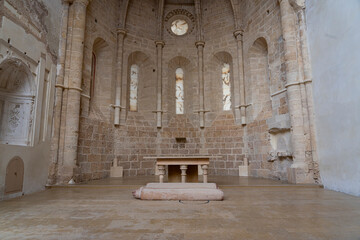 Gothic Apse and Altar in Monasterio de Piedra