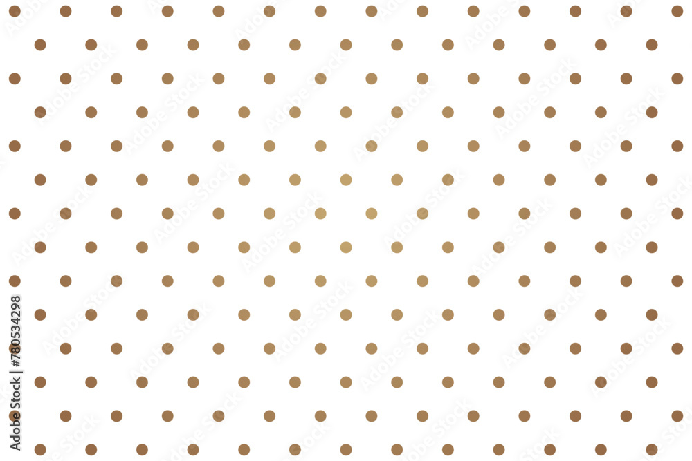 Wall mural golden gradient dots background