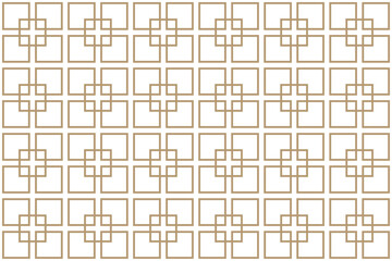 Fototapeta premium Gold Geometric Boxes Pattern