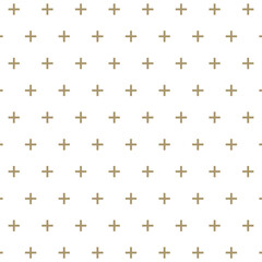 Gold Plus Pattern Background