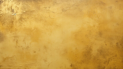 vintage wall gold background plaster, concrete yellow color canvas with copy space