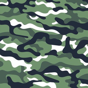 Green Camouflage Background