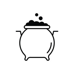 Cauldron vector icon