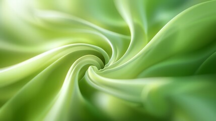 Serenity Swirls: Wavy jasmine botanical leaves induce peace in macro.