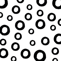 Hand Drawn Circles Background