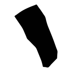 Vallensbaek Municipality map, administrative division of Denmark. Vector illustration.