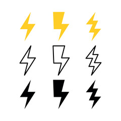 Lightning Bolts Multiple Styles Set