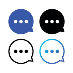 Message Bubbles Round