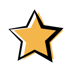 Offset Colour Star