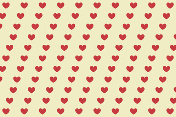 Offset Hearts Background